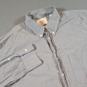 Billy Reid Standard Fit Gingham Button Down Shirt Men's Size M